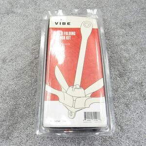 Vibe 3.5 LB Folding Anchor Kit Marker Buoy 25ft Rope Sound Baffling Bag‎ NIB